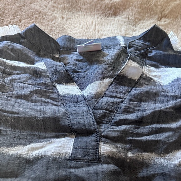 Lularoe coastal coverup in gray and white L - Picture 3 of 4